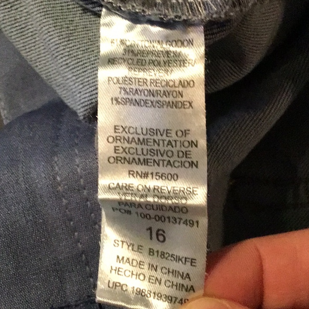 sac710♀️Democracy Bootcut Women's Denim Jeans Size 16 - Picture 5 of 5